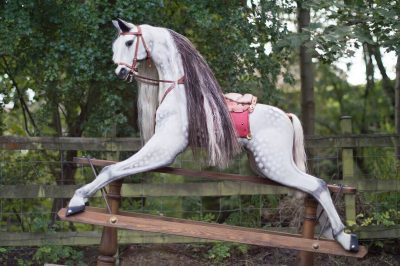 Yorkshire Rocking Horses Victorian Style Dapple Grey Horse